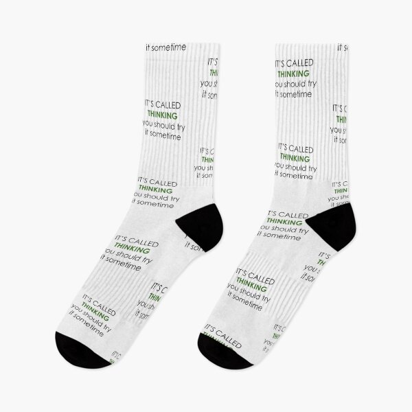 Aperçu de l'œuvre C'est ce qu'on appelle penser que vous devriez l'essayer un jour (Green Funny Desing) créée et vendue par BRAZILCOOLSHIRT.
