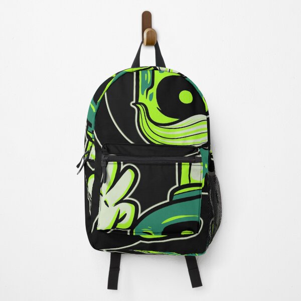 Item preview, green skull cartoon designed and sold by behold27.