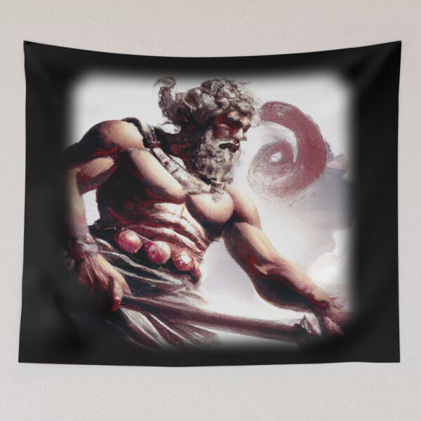 Item preview, Painting of a Greek god designed and sold by Perryfranken.