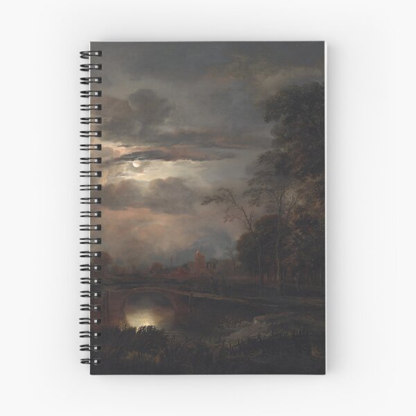 Item preview, Moonlit Landscape with Bridge by Aert van der Neer, 1648 designed and sold by Vintage Wall Art.