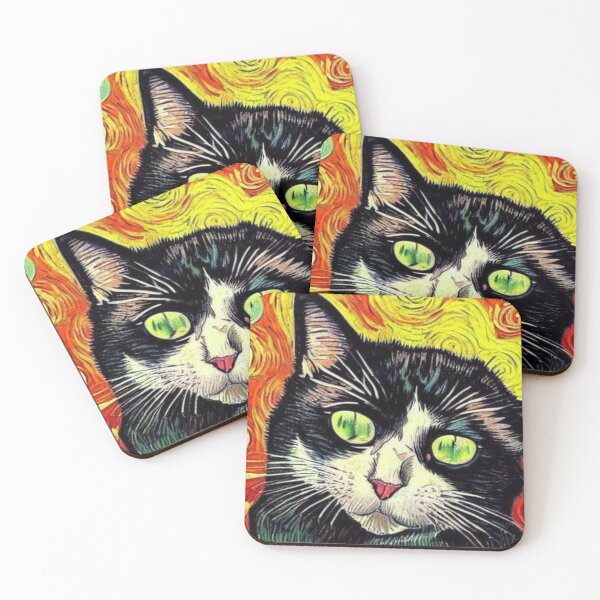 Item preview,  Cat Van Gogh Style #2 designed and sold by cardia1991.