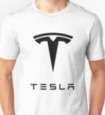 tesla logo Slim Fit T-Shirt