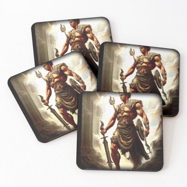 Item preview, Painting of a Greek god designed and sold by Perryfranken.