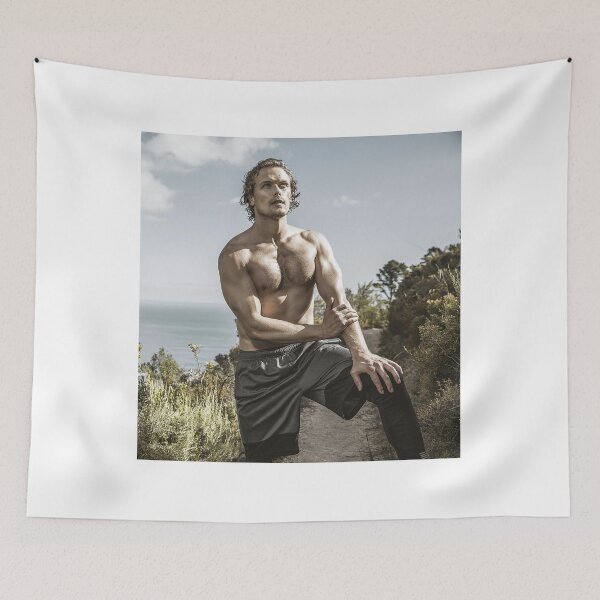 Item preview, sam heughan by the lakeside designed and sold by TillmanMckin.