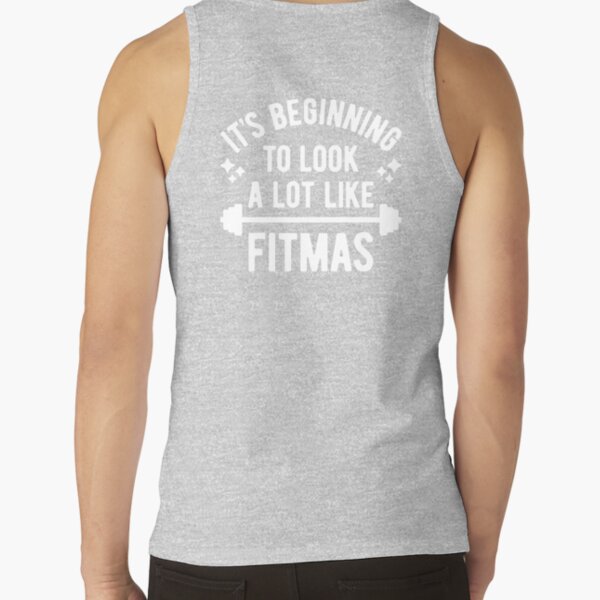 Item preview, It's Beginning To Look A Lot Like Fitmas (Funny Christmas Gym Pun) designed and sold by brogressproject.