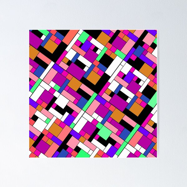 Item preview, 80s Inspired Blocks designed and sold by TotallyRetroArt.
