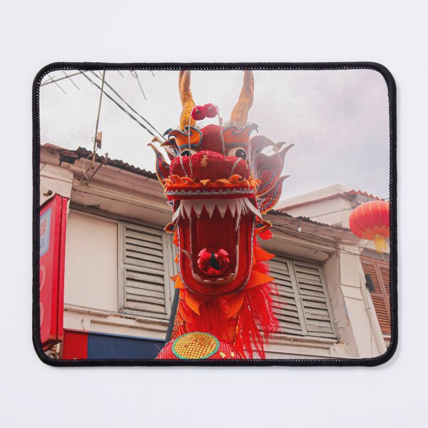 Item preview, A head of a long red dragon designed and sold by kall3bu.