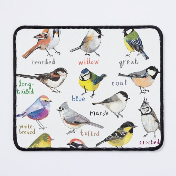 Item preview, Tits of the WORLD - Bird Art Print designed and sold by Sadokartista.
