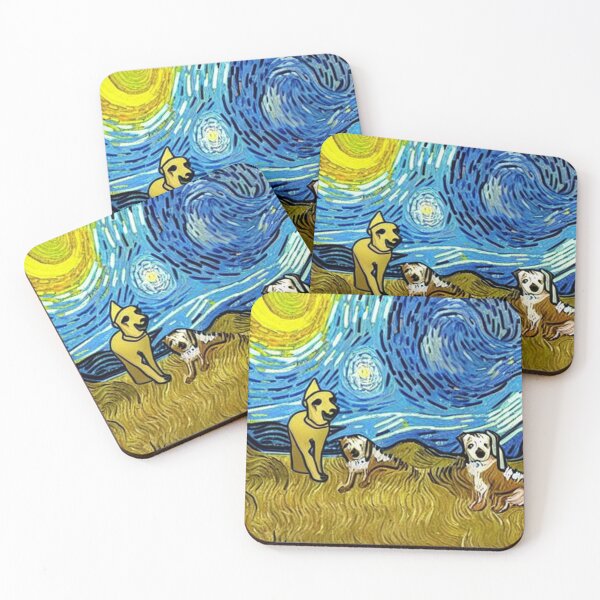 Item preview,  DOG Van Gogh Style#3 designed and sold by cardia1991.