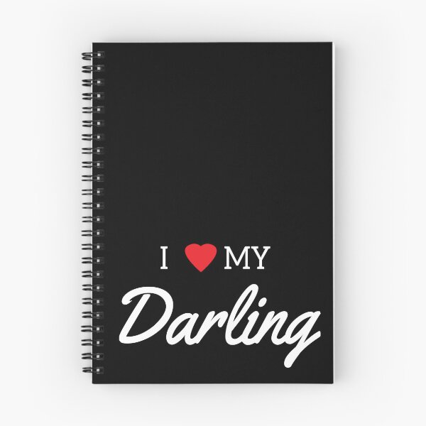 Item preview, I Love My Darling T-Shirt designed and sold by Kenzieverse.___.
