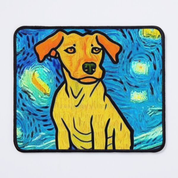 Item preview,  DOG Van Gogh Style #4 designed and sold by cardia1991.