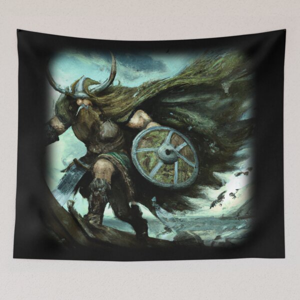 Item preview, Viking warrior going to war designed and sold by Perryfranken.