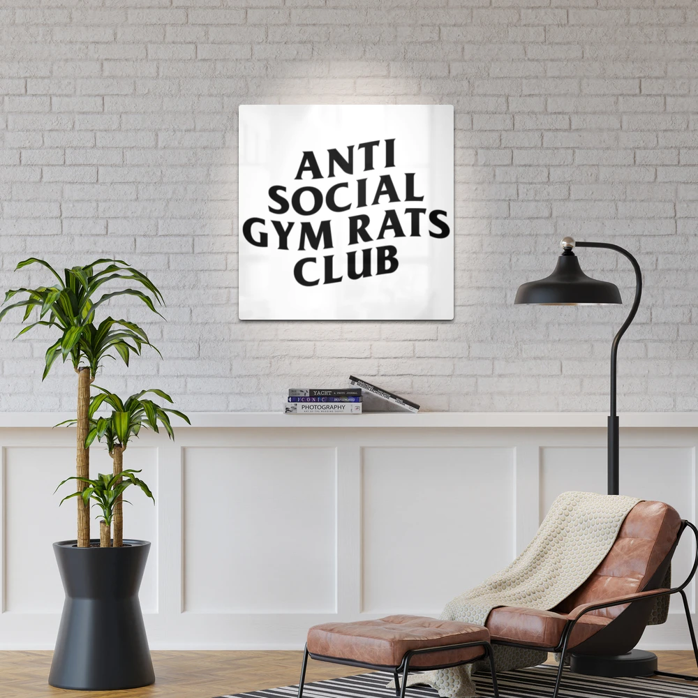 ANTI SOCIAL GYM RATS CLUB Essential T-Shirt by charlyartist