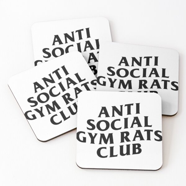 Item preview, ANTI SOCIAL GYM RATS CLUB designed and sold by charlyartist.