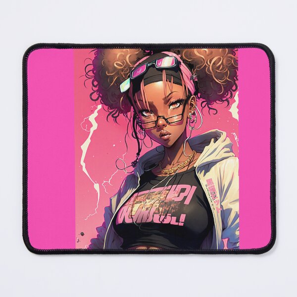 Item preview, Colorful, Girl Hoodie - Black Anime iPhone Case designed and sold by KuroNekoBit3022.