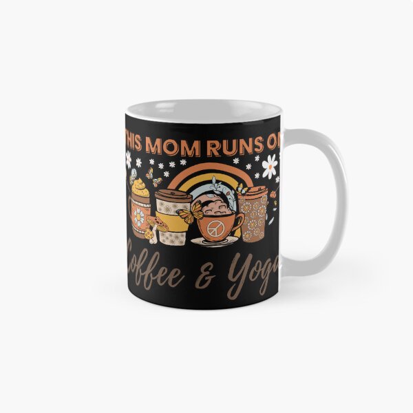 Item preview, This Mom runs on Coffee and Yoga designed and sold by Pixelish.