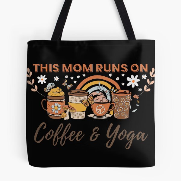 Item preview, This Mom runs on Coffee and Yoga designed and sold by Pixelish.