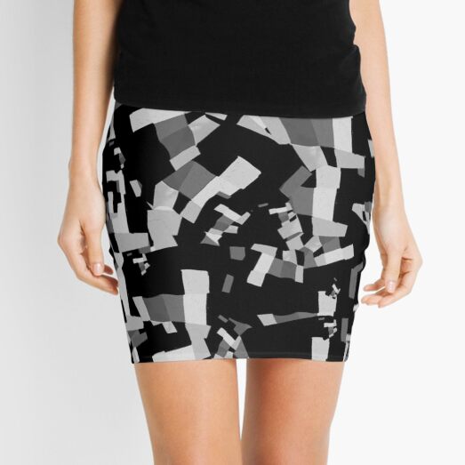 A grey day can be fun Mini Skirt