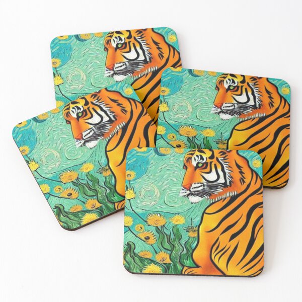 Item preview, Tiger Van Gogh Style #1 designed and sold by cardia1991.