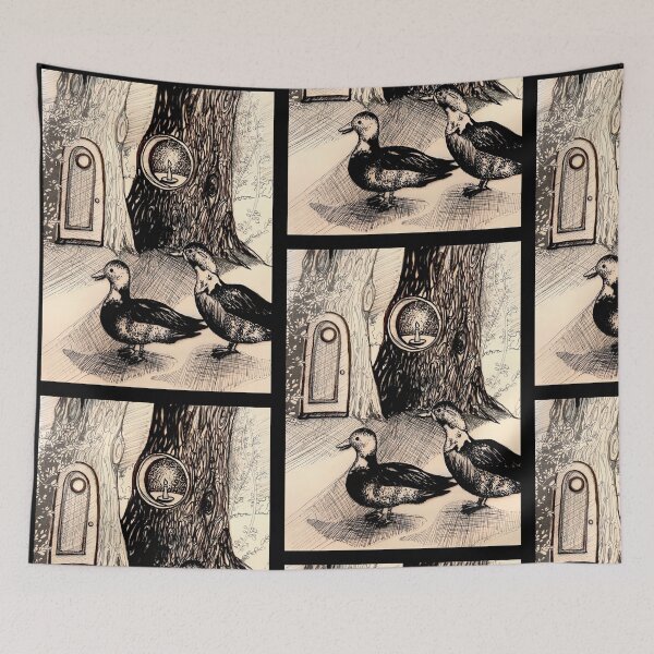 Item preview, Two ducks in the forest designed and sold by Annabella Schweitz.