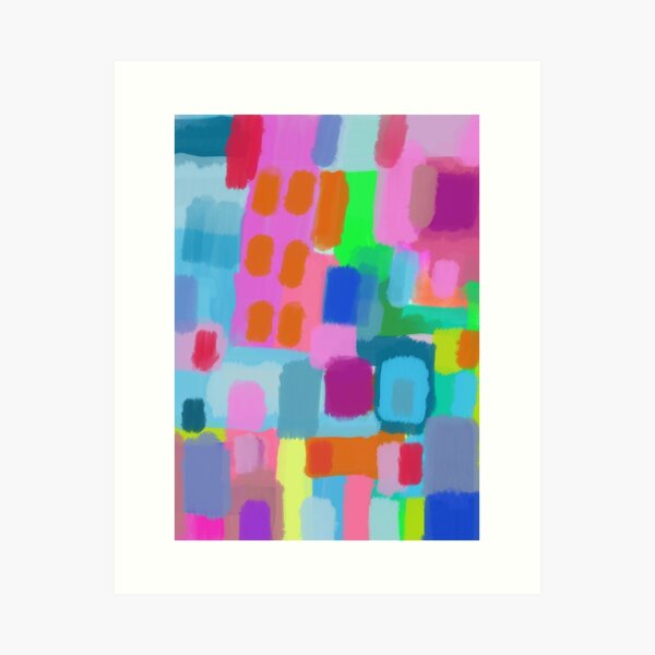 COLOURS ARE MY LOVE Art Print
