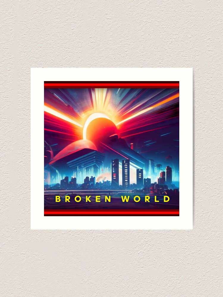 Lámina artística «mundo roto | Portadas de arte inspiradas en ...