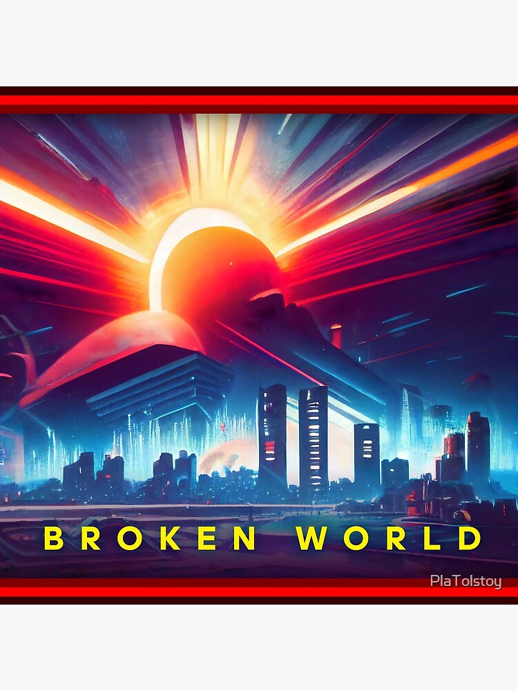 Lámina artística «mundo roto | Portadas de arte inspiradas en ...