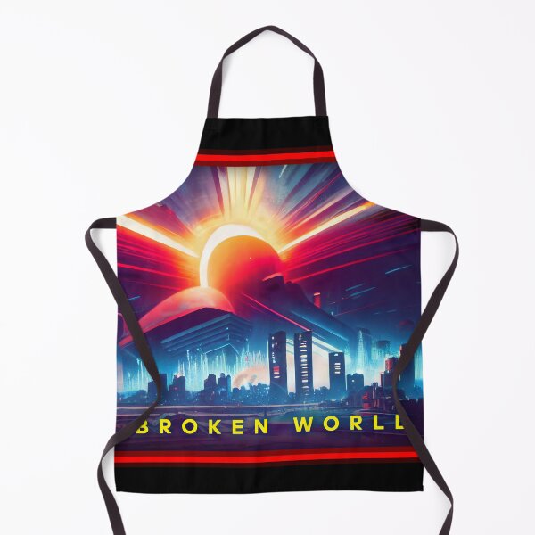 Item preview, Broken World | 80s Sci-fi and Videogames Inspired Art Covers designed and sold by PlaTolstoy.