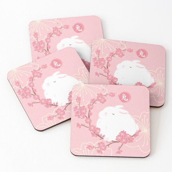 Item preview, Year of the Rabbit 2023 - Cherry Blossom , Pink  designed and sold by Lulupainting.