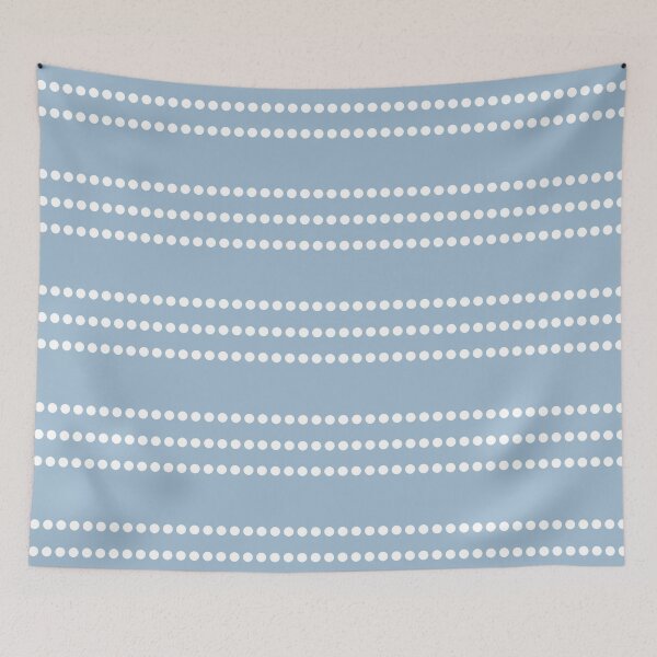 Item preview, Horizontal dotted lines - light blue designed and sold by BattaAnastasia.