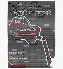 The Gaslight Anthem Get Hurt Tour Poster Poster