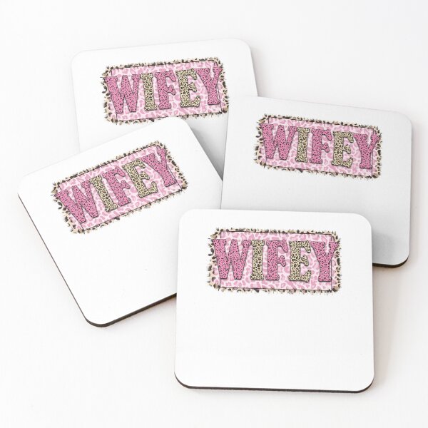 Item preview, Fiance Wife Leopard Print Pink Team designed and sold by EbnerPrints.