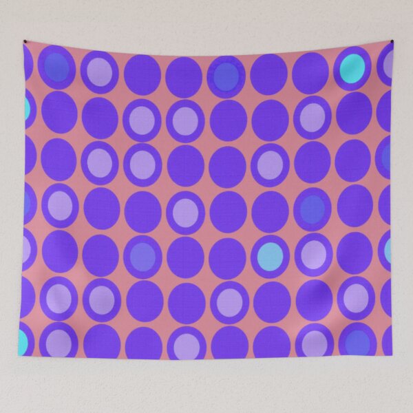 Item preview, Mid-Century Modern Inspired Oval Pattern designed and sold by TotallyRetroArt.
