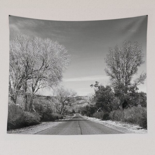 Item preview, Achromo Cali- A Road In Cali, California Black and White Landscape Photography designed and sold by BossyCatHome.