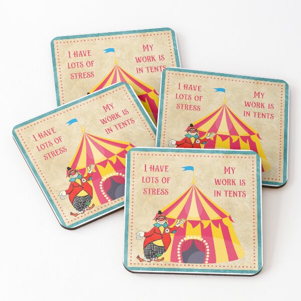 Item preview, I Have Lots of Stress - My Work Is In Tents - Office Humor designed and sold by SSustainable.