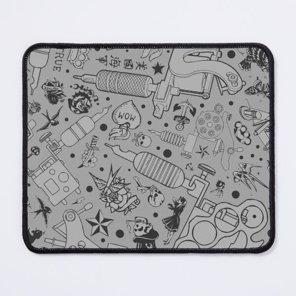 Item preview, Tattoo Pattern Classic Americana, Black and Grey designed and sold by Jarrod Vandenberg.