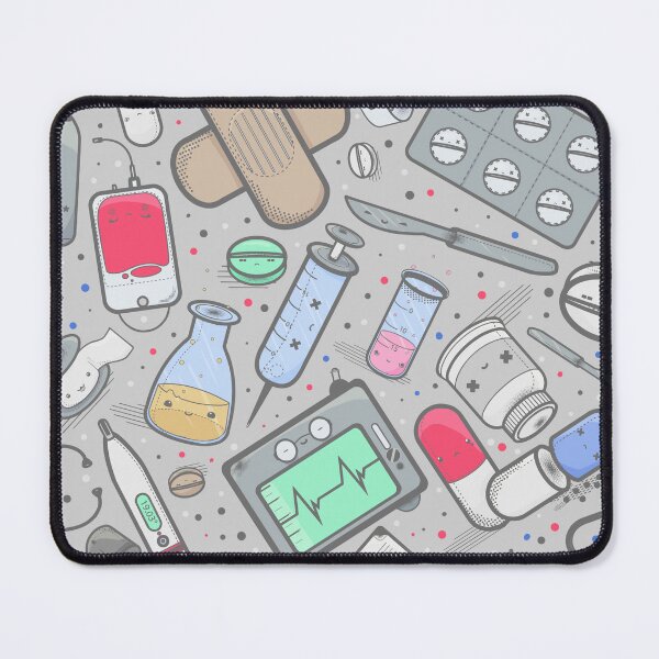 Item preview, Kawaii Medical Pattern designed and sold by Jarrod Vandenberg.
