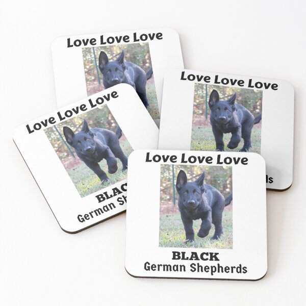 Item preview, Love Love Love Black German Shepherds  designed and sold by GermanShepMan.