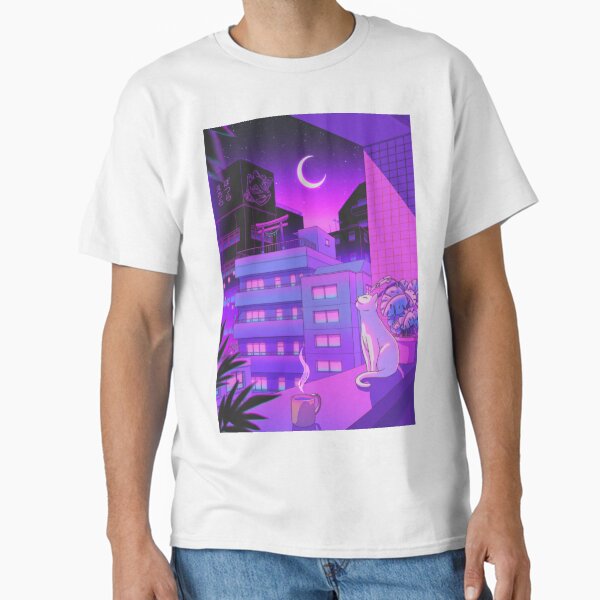 Sous la lune néon T-shirt classique