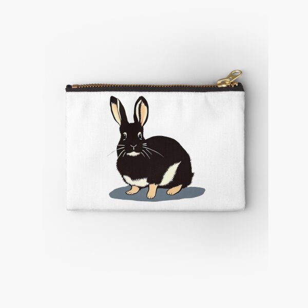 Item preview, Black Otter Netherland Dwarf Bunny Furry Pet Rabbit designed and sold by wigobun.