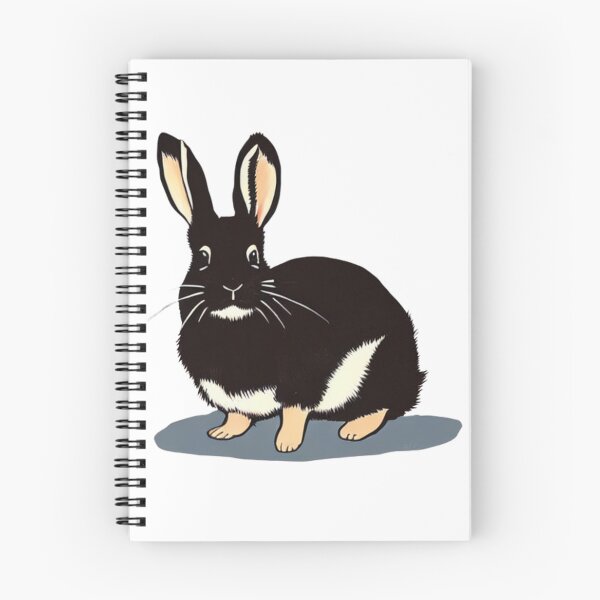 Item preview, Black Otter Netherland Dwarf Bunny Furry Pet Rabbit designed and sold by wigobun.