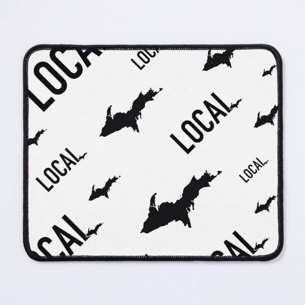 Item preview, Local Upper Peninsula Black and White Pattern designed and sold by Jarrod Vandenberg.