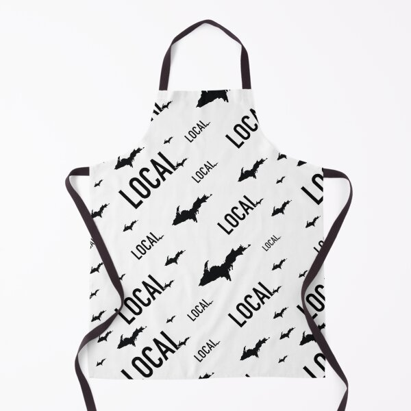 Item preview, Local Upper Peninsula Black and White Pattern designed and sold by Jarrod Vandenberg.