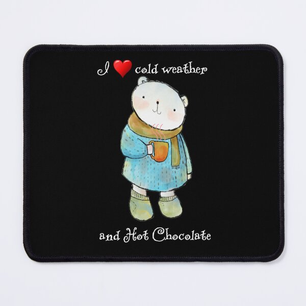 Item preview, Cold Weather and Hot Chocolate Dark Background designed and sold by Aurorapod.
