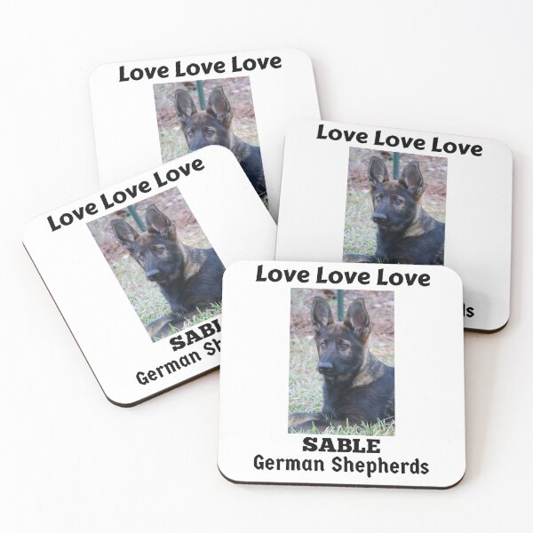 Item preview, Love Love Love Sable German Shepherds  designed and sold by GermanShepMan.