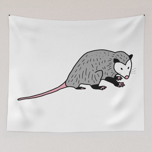 Item preview, Cute Gray Opossum  designed and sold by Softsi.