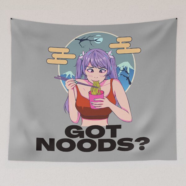 Item preview, Anime Girl. Got Noods? designed and sold by KGoPrintables.