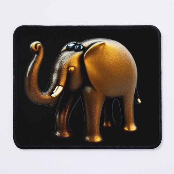 Item preview, Golden elephant designed and sold by kattilako.