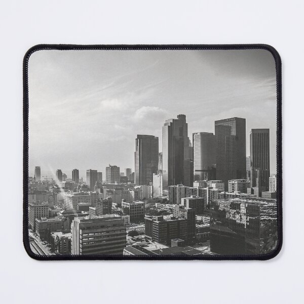 Item preview, Achromo Cali-Downtown Los Angeles, , California Black and White Landscape Photography designed and sold by BossyCatHome.