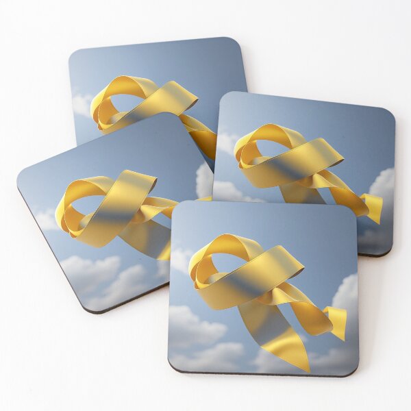 Item preview, Soaring Yellow Ribbon designed and sold by Rebekah Hartman.